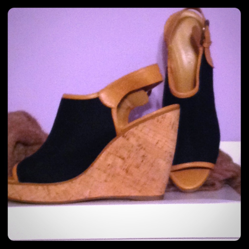 Nine West Wedges- dark blue